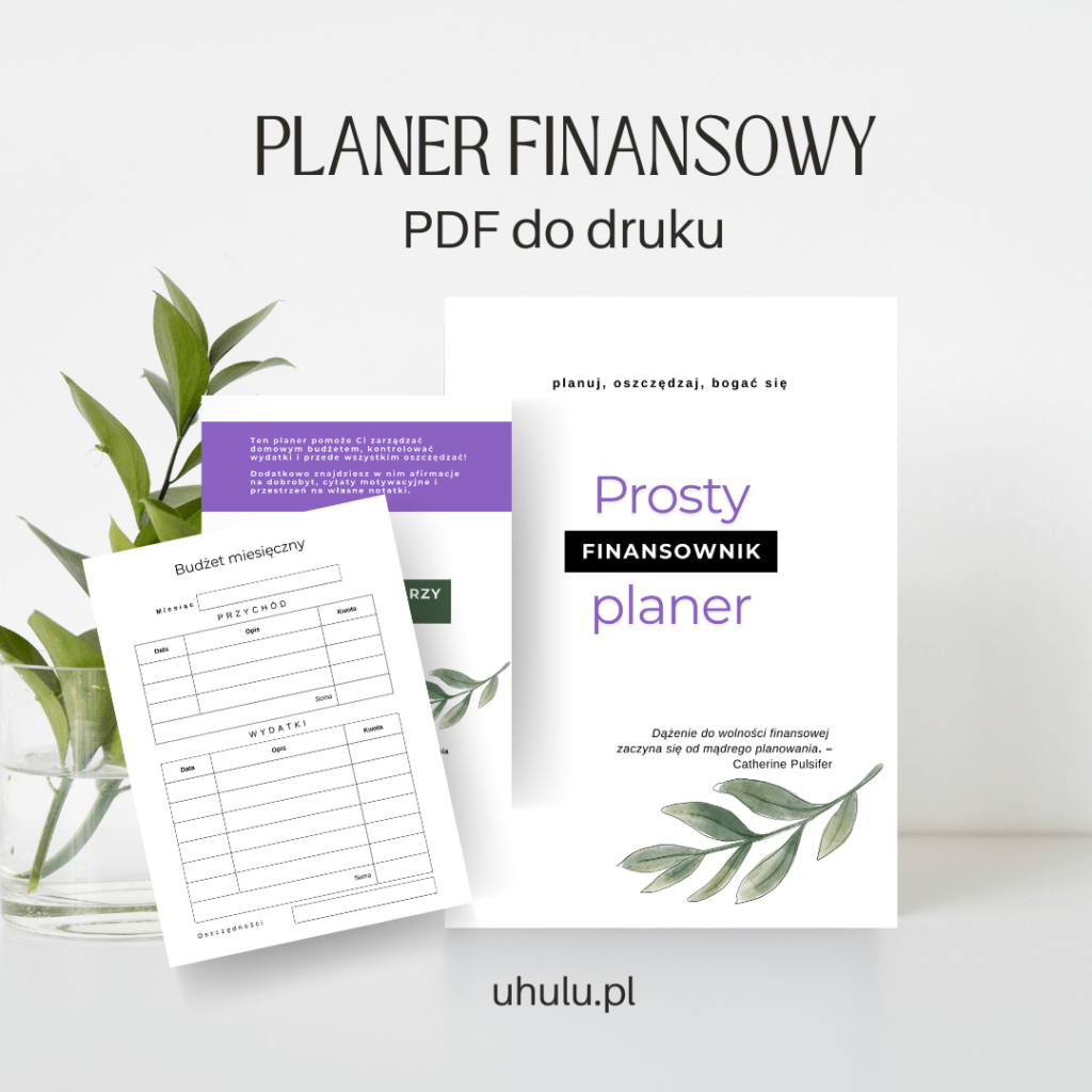 planer finansowy do druku